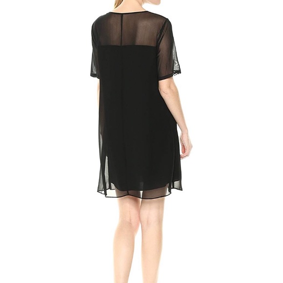 New BCBGENERATION midi lace black dress size S - Picture 4 of 8